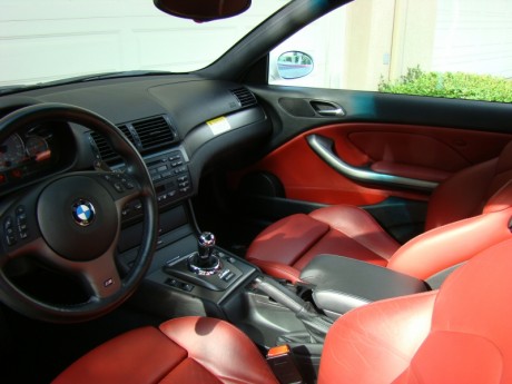BMW M3 E46 SMG red interior