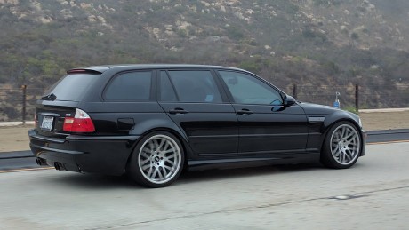 BMW E46 M3 Touring black rear